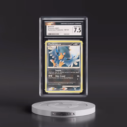 2007 Mysterious Treasures #90/123 Murkrow (CGC 7.5 NM+)