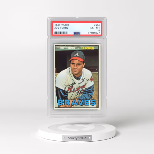 1967 Topps #350 Joe Torre (PSA 6 EX-MT)