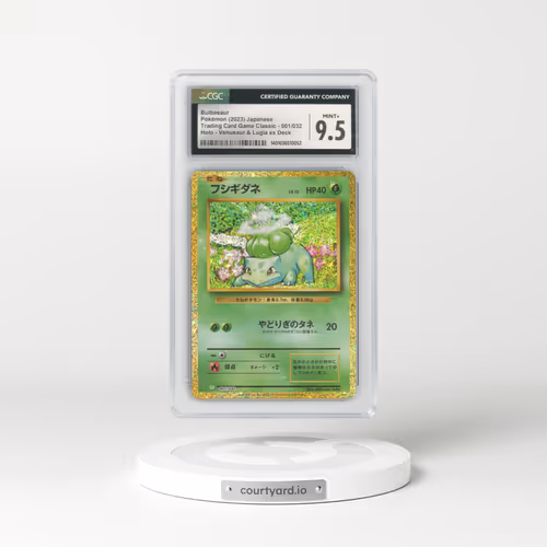 2023 Trading Card Game Classic - CLF, CLL, CLK #001/032 Bulbasaur - Holo Venusaur & Lugia ex Deck - CLF (CGC 9.5 MINT+)
