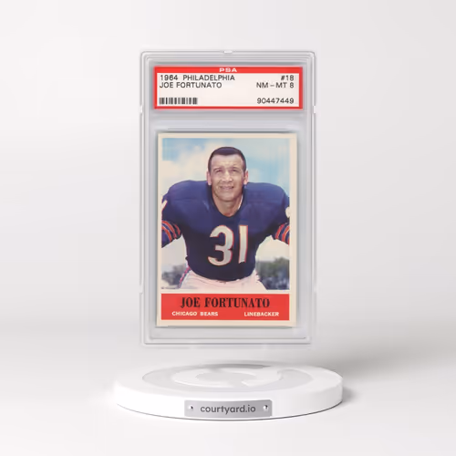 1964 Philadelphia #18 Joe Fortunato (PSA 8 NM-MT)