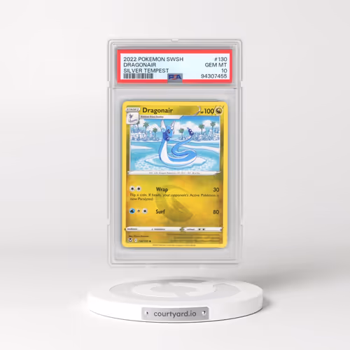 2022 Pokémon Sword & Shield Silver Tempest #130 Dragonair (PSA 10 GEM MINT)