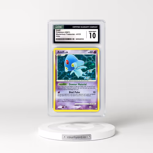 2007 Mysterious Treasures #4 Azelf - Holo (CGC 10 GEM MINT)