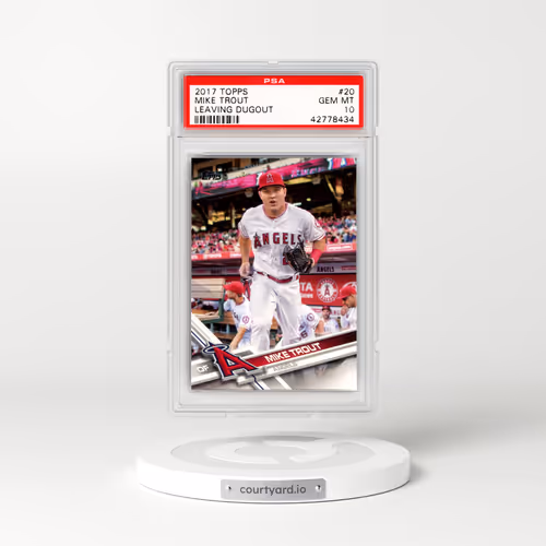 2017 Topps #20 Mike Trout (PSA 10 GEM MINT)