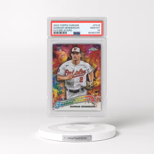 2023 Topps Chrome Future Stars #FS18 Gunnar Henderson (PSA 10 GEM MINT)