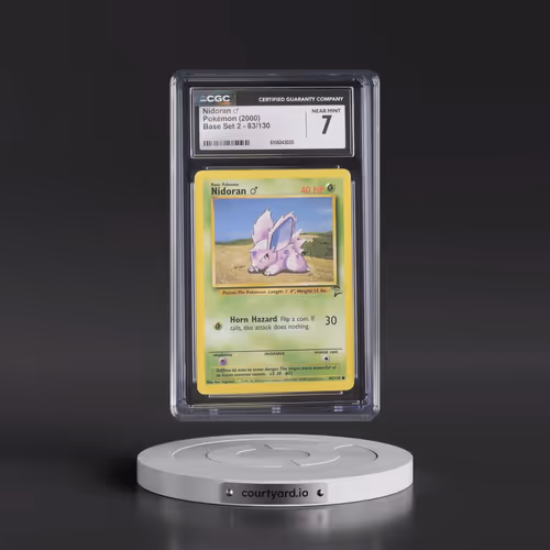 2000 Base Set 2 #83/130 Nidoran â?? (CGC 7 NM)