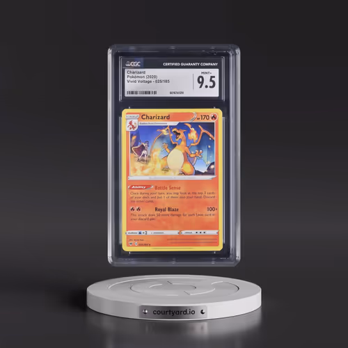 2020 Vivid Voltage #025/185 Charizard (CGC 9.5 MINT+)