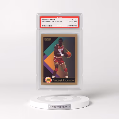 1990 Skybox #110 Akeem Olajuwon (PSA 10 GEM MINT)