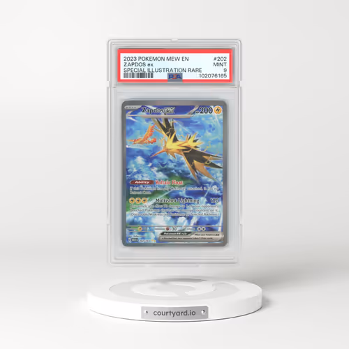 2023 Pokémon Mew EN-151 #202 Zapdos EX - Holo Special Illustration Rare (PSA 9 MINT)