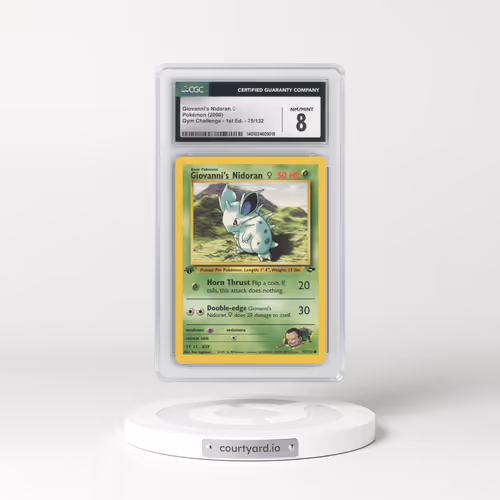 2000 Gym Challenge #75 Giovanni's Nidoran (F) - 1st Edition (CGC 8 NM-MT)