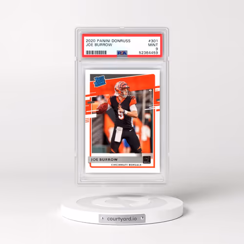 2020 Panini Donruss #301 Joe Burrow (PSA 9 MINT)