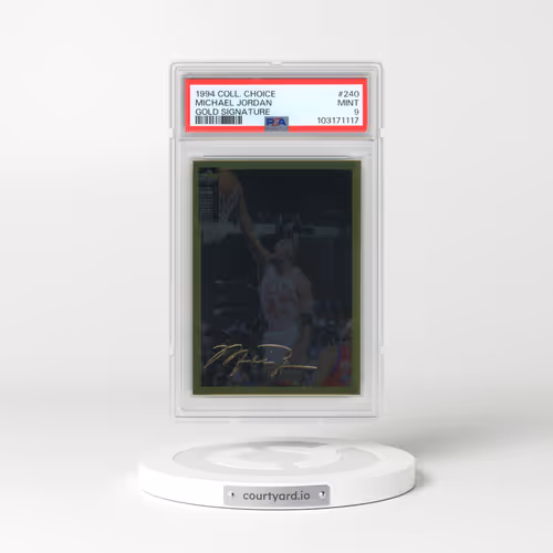 1994 Collector's Choice #240 Michael Jordan - Gold Signature (PSA 9 MINT)