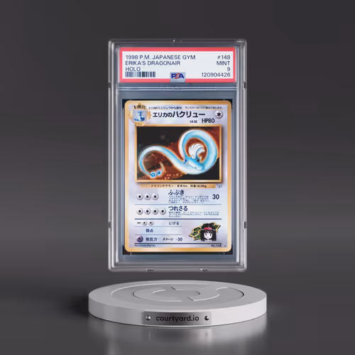 1998 Pokémon Gym #148 Erika's Dragonair - Holo (PSA 9 MINT)