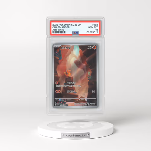 2023 Pokémon Sv2a-Pokemon 151 #168 Charmander - Art Rare (PSA 10 GEM MINT)