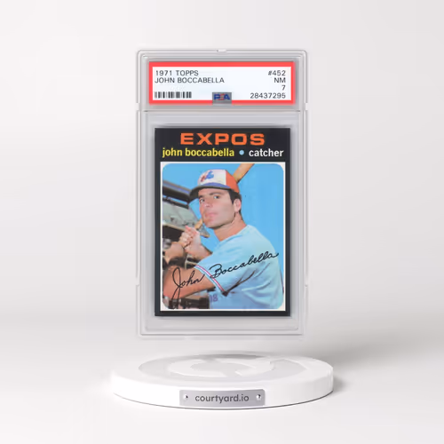 1971 Topps #452 John Boccabella (PSA 7 NM)
