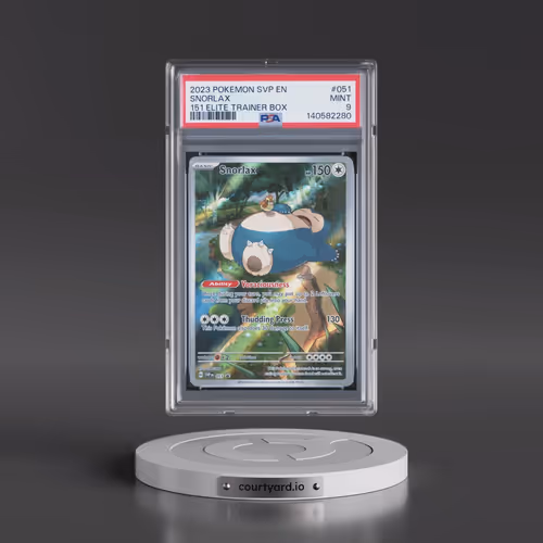 2023 Pokémon Svp EN-SV Black Star Promo #051 Snorlax - 151 Elite Trainer Box (PSA 9 MINT)