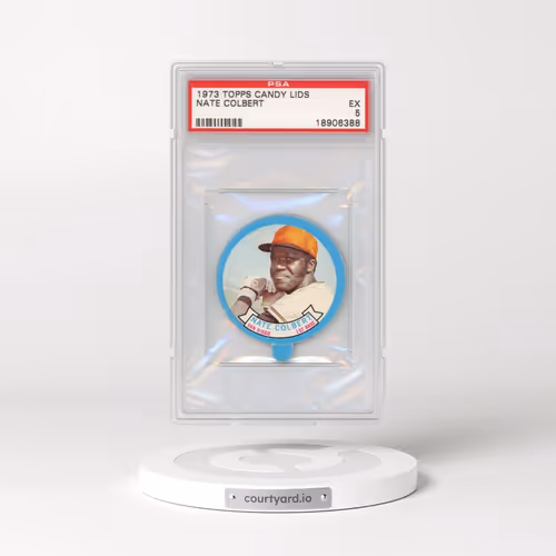 1973 Topps Candy Lids Nate Colbert (PSA 5 EX)