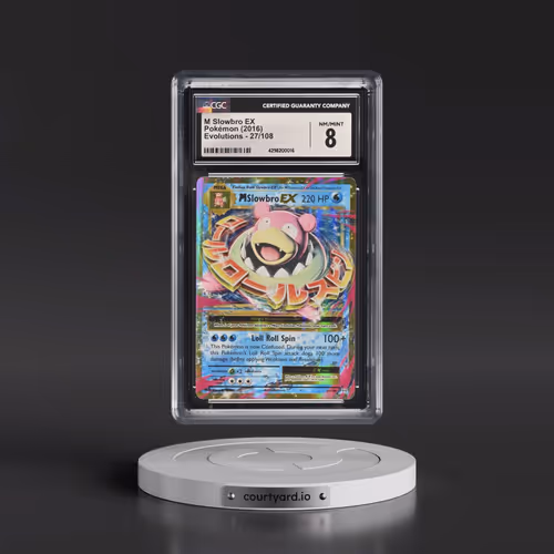 2016 Evolutions #27/108 M Slowbro EX - Holo (CGC 8 NM-MT)