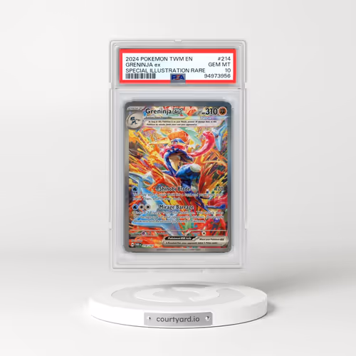 2024 Pokémon Twm EN-Twilight Masquerade #214 Greninja EX - Holo Special Illustration Rare (PSA 10 GE
