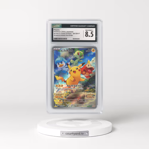 2022 Scarlet & Violet Promos #001/SV-P Pikachu - Scarlet & Violet Pre-Order (CGC 8.5 NM-MT+)