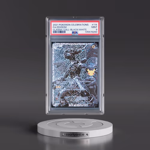 2021 Pokémon Celebrations Classic Collection #114 Zekrom - Full Art (PSA 9 MINT)