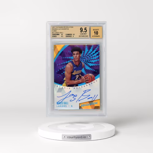 2017 Panini Revolution Rookie Autographs Cubic #2 Lonzo Ball (BGS 9.5 GEM MINT)