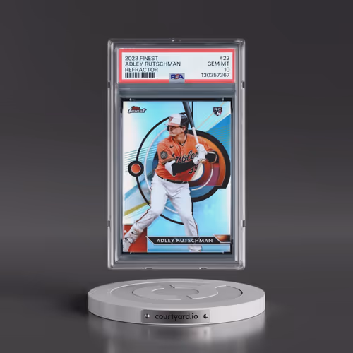 2023 Topps Finest #22 Adley Rutschman - Refractor (PSA 10 GEM MINT)