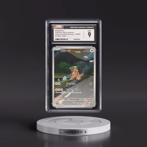 2025 Pokémon SV10-Glory of Team Rocket #110 Kangaskhan - Art Rare (CGC 9 MINT)