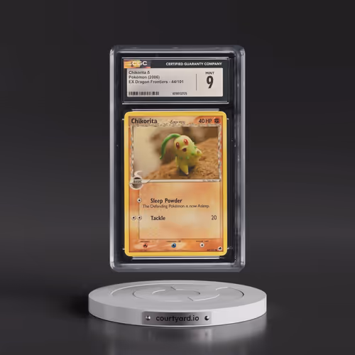 2006 EX Dragon Frontiers #44/101 Chikorita δ (CGC 9 MINT)