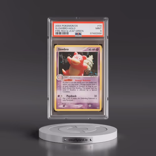 2004 Pokémon EX Fire Red & Leaf Green #14 Slowbro - Holo (PSA 9 MINT)