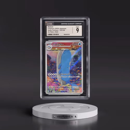 2025 Battle Partners - sv9 #103/100 Wailord - Art Rare Holo (CGC 9 MINT)