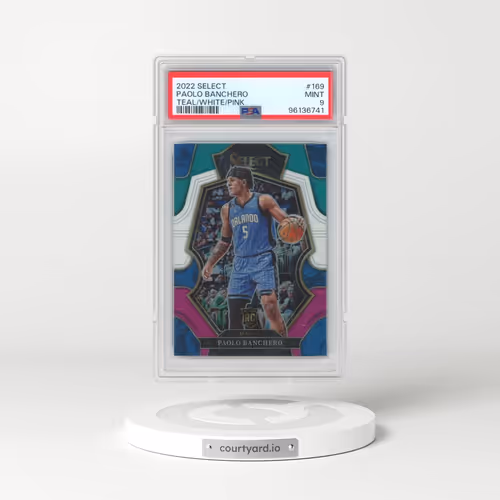 2022 Panini Select #169 Paolo Banchero - Teal/White/Pink (PSA 9 MINT)