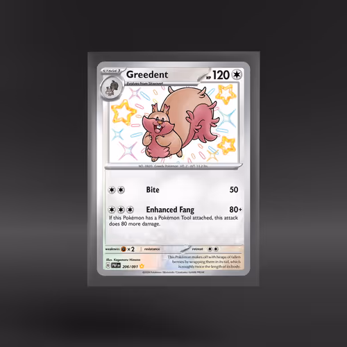 Paldean Fates #206/091 Greedent
