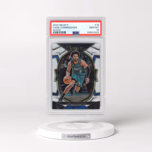 2022 Panini Select #18 Cade Cunningham - White (PSA 10 GEM MINT)