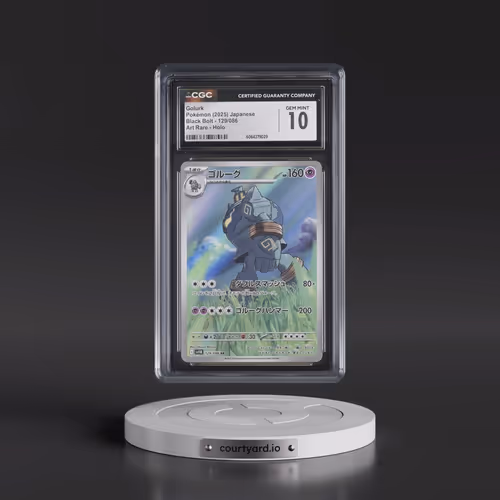 2025 Black Bolt - sv11B #129/086 Golurk - Art Rare Holo (CGC 10 GEM MINT)