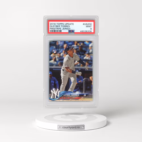 2018 Topps Update #US200 Gleyber Torres - Pinstripe Jersey (PSA 9 MINT)