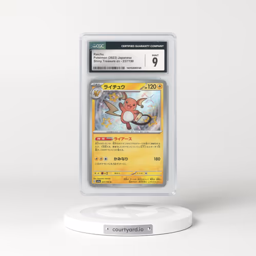 2023 Japanese Shiny Treasure ex #237 Raichu (CGC 9 MINT)