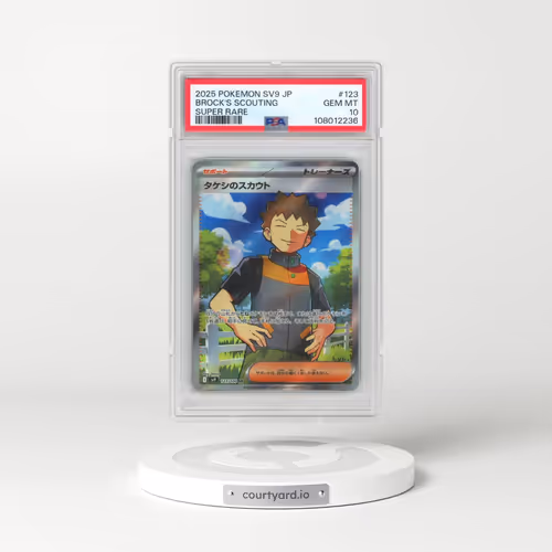 2025 Pokémon SV9-Battle Partners #123 Brock's Scouting - Super Rare (PSA 10 GEM MINT)