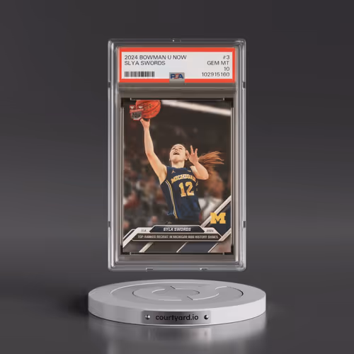 2024-25 Bowman U Now #3 Syla Swords (PSA 10 GEM MINT)