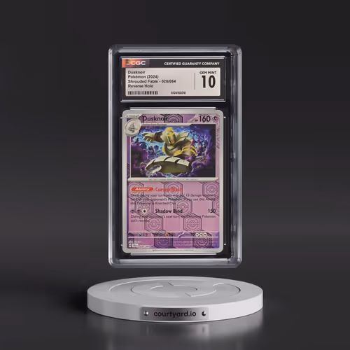 2024 Pokémon Sfa EN-Shrouded Fable #020 Dusknoir - Reverse Holo (CGC 10 GEM MINT)