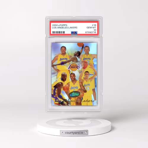 2004 Etopps #18 Los Angeles Lakers (PSA 10 GEM MINT)