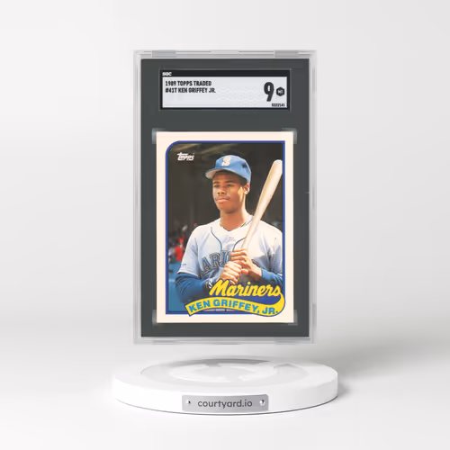 1989 Topps Traded #41T Ken Griffey Jr (SGC 9 MINT)