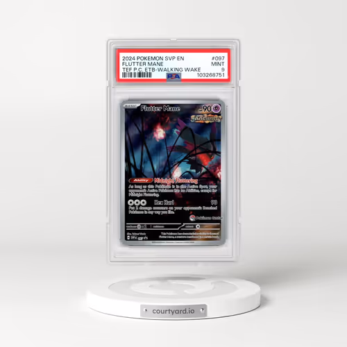 2024 Pokémon Svp EN-SV Black Star Promo #097 Flutter Mane - Temporal Forces Pokemon Center Elite Trainer Box-Walking Wake (PSA 9 MINT)