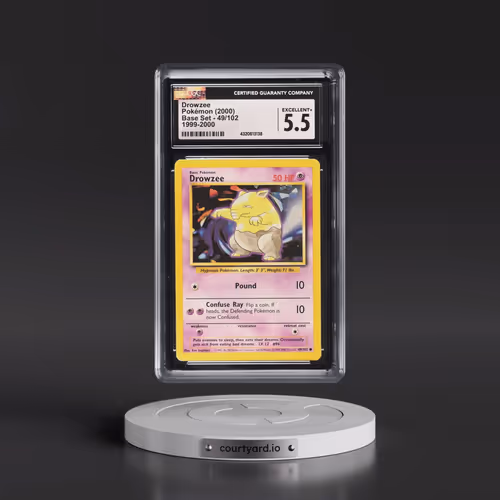 1999 Base Set #49/102 Drowzee - 1999-2000 (CGC 5.5 EX+)