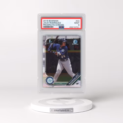 2019 Bowman Prospects Chrome #33 Julio Rodriguez (PSA 9 MINT)