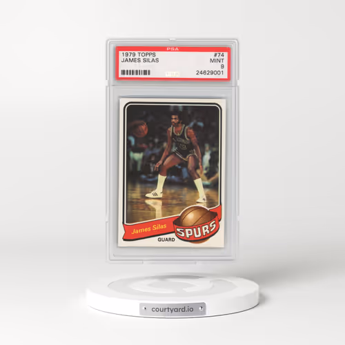 1979 Topps #74 James Silas (PSA 9 MINT)
