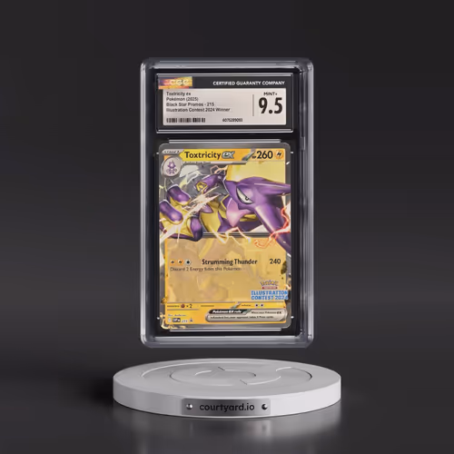 2023 Black Star Promos - Scarlet & Violet SVP EN #215 Toxtricity ex - Illustration Contest 2024 Winn
