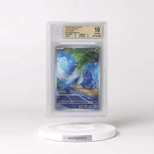 2023 Pokémon Sv2d-Clay Burst #072 Heracross - Art Rare (BGS 10 PRISTINE)