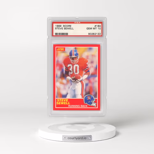 1989 Score #184 Steve Sewell (PSA 10 GEM MINT)