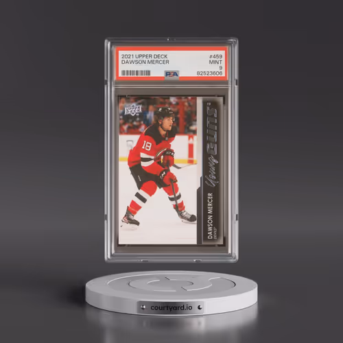 2021-2022 Upper Deck #459 Dawson Mercer (PSA 9 MINT)