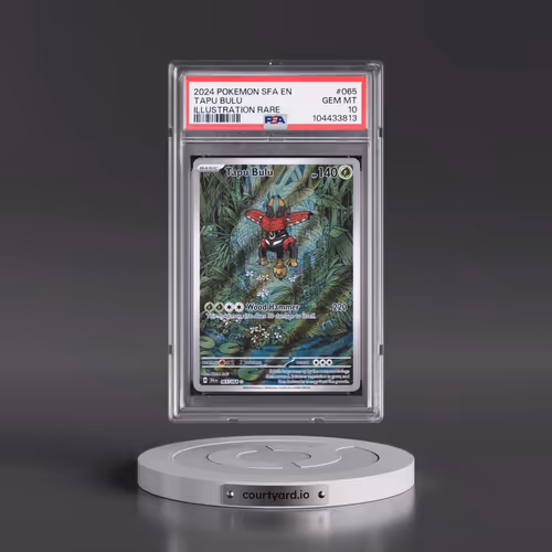 2024 Pokémon Sfa EN-Shrouded Fable #065 Tapu Bulu - Illustration Rare (PSA 10 GEM MINT)